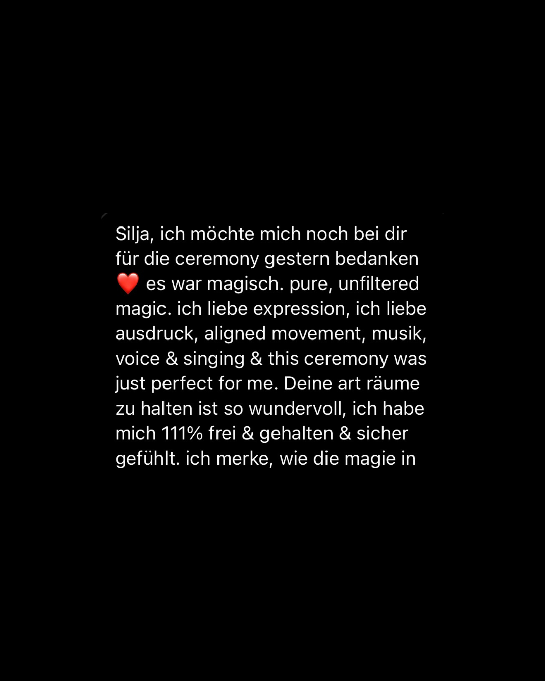 Holy - A Ceremony for your Soul - 2h Replay